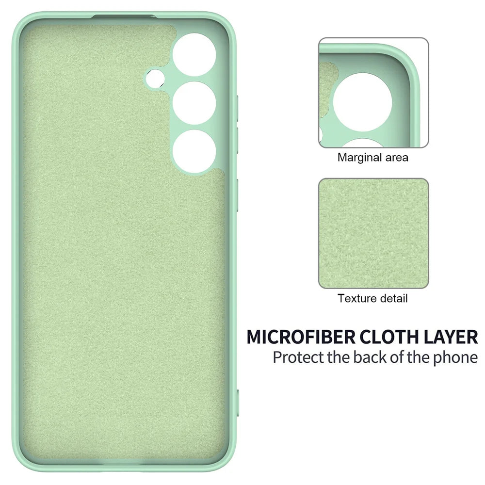Hot sale For Samsung Galaxy A16 A15 A17 A21S A22 A23 A24 A25 A26 A31 A32 Full Protection Cover tpu Liquid Silicone Case