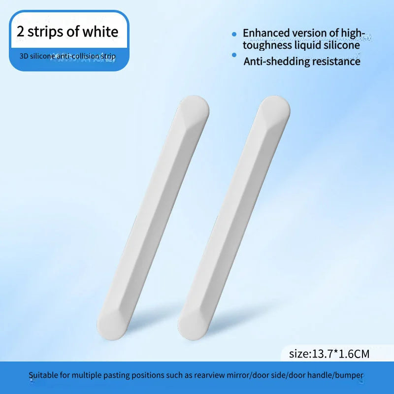 Magnetic/Adhesive Car Door Edge Bumper Protection Strip, Universal Door Buffer Strip, Adhesive Anti-Collision Strip