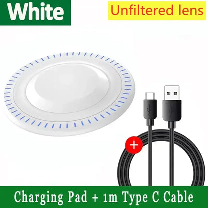 Fast Wireless Charger Pad Fast Wireless Charging Station For Samsung Galaxy S25 S24 S23 S22 Xiaomi iPhone 16 15 14 13 12 Pro Max