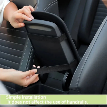 Car Armrest Pad Plush Heightening Pad for Central Console 1pc for Vehicles for Car Interior Armrest Cover