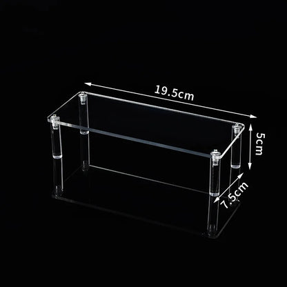 Clear Acrylic Display Stand For Anime Figures Cupcake Shelf Organizer Desserts Holder Jewels Display Risers Stand Perfume Stand