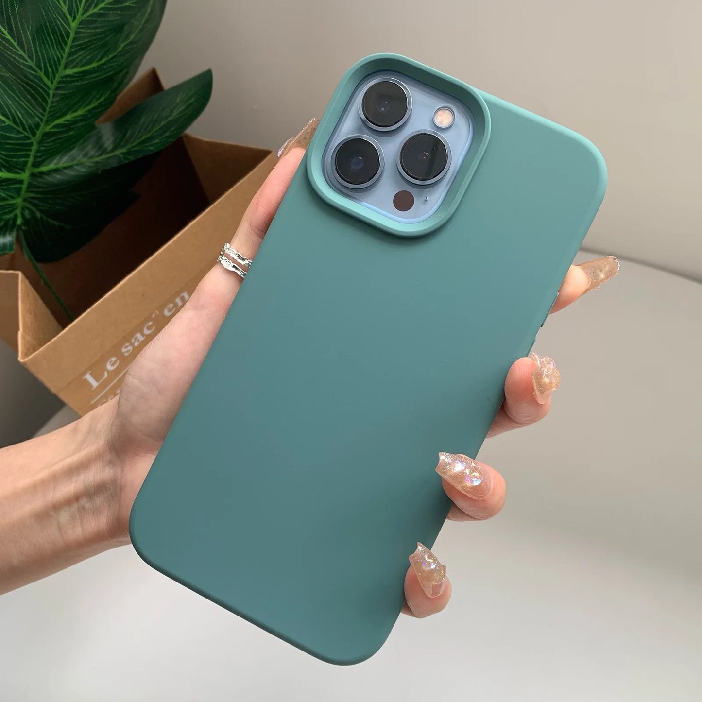 Liquid Silicone Case For Apple iPhone 15 16 14 13 12 11 17 Pro Max 17 Air 16 Plus Phone Original Official Style Protective Cover
