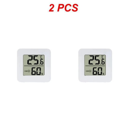 Temperature Gauge for Room Mini Digital Thermometer Hygrometer with Wall Mount Sensor LCD Screen for Home Use