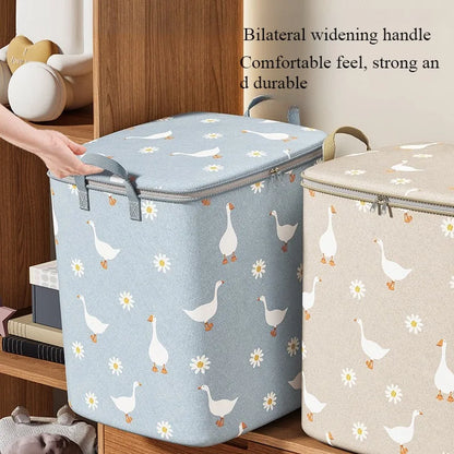Quilt Storage Bag Home Wardrobe Large Capacity Clothes Quilt Organizing Bag Clothing Moving Waterproof Moisture-proof