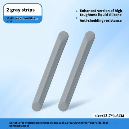 Magnetic/Adhesive Car Door Edge Bumper Protection Strip, Universal Door Buffer Strip, Adhesive Anti-Collision Strip