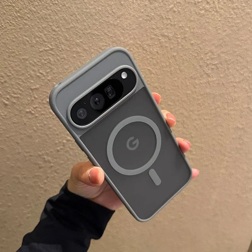 Luxury Translucent Matte Magnetic Case For Google Pixel 10 ProXL 9Pro XL 10Pro 10 9A Wireless Charging Candy Color Slim Cover