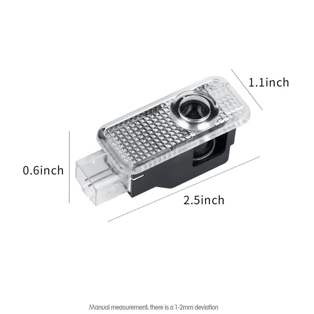 Led Car Door logo Welcome Light For Audi A4 B5 B6 B7 B8 B9 A1 A3 8V 8P 8L A6 C5 C6 C7 A5 A7 A8 Q3 Q5 Q7 TT S3 S6 Sline Quattro