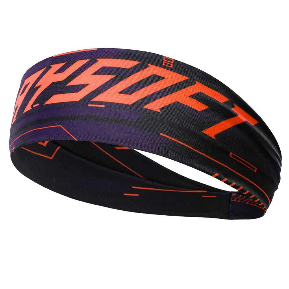 Gothic Skull Headband Sweat Bandage Sport Head Hair Band Workout Tennis Fitness Jog Basketball Running Scary Sweatband Women Men