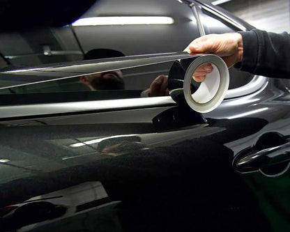 Glossy Black Vinyl Wrap Strip – Car Trim & Door Protection Film