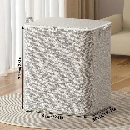 Large Non-Woven Storage Bag – Zipper Wardrobe Organizer