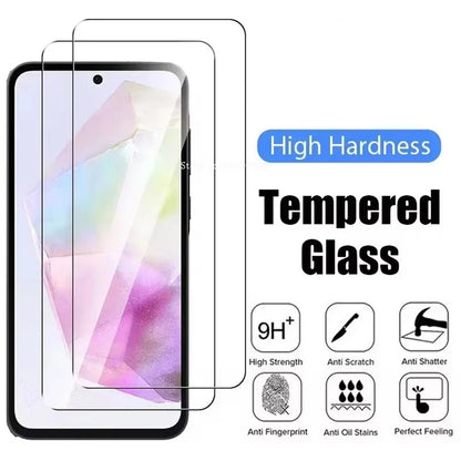 3Pcs HD Tempered Glass For Samsung A03 A12 A13 A14 A15 A21S A22 A30 A31 A32 A33 A34 A35 5G Screen Protector