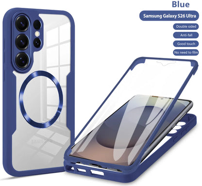 360 Full PTE Protection Screen Clear Magnetic Case For Samsung Galaxy S26 S25 Edge S24 S23 S22 Ultra PLUS FE A07 A56 A36 A26 A16