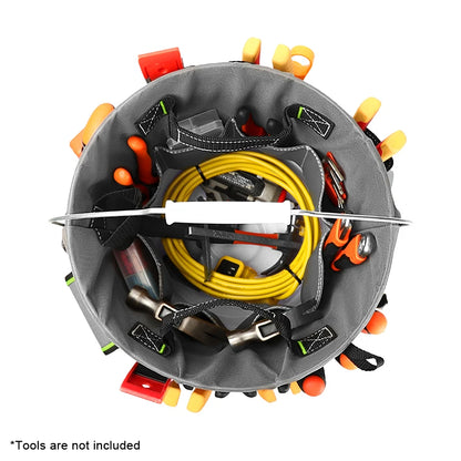 31-Pocket Bucket Tool Organizer for Easy Tool Access Water-Resistant Construction Fits to 3.5-5 Gallon Bucket JK-212