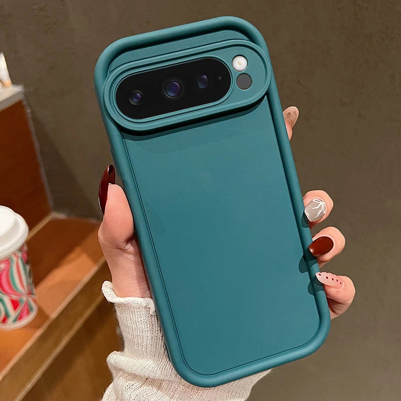 Soft  Solid Color Case For Google Pixel 10 9 8 7 Pro 9A 8A 7A Pixel 10 9 Pro XL Shockproof Cover For Pixel 7 8 9 Pro Phone Cases