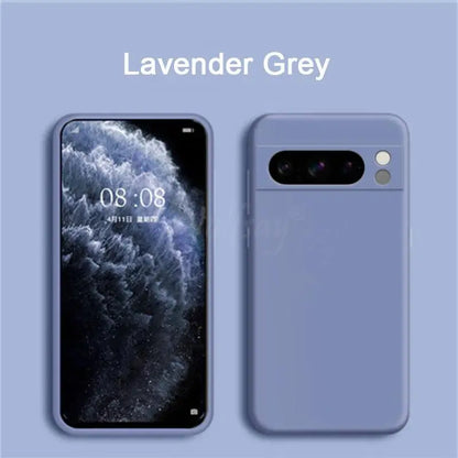 For Google Pixel 8 Pro Case Pixel 10 Pro Cover Liquid Silicone Rubber Protector TPU Case Pixel 9 Pro XL 8 Pro 8A 7A 7 6A 6 Pro