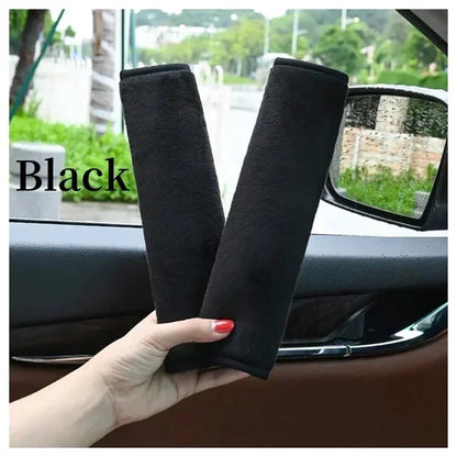 Universal Comfort Car Seat Belt Shoulder Pads Soft Polyester Protection for Adults Teens Accessories for Cozy Safe Rides Amagi