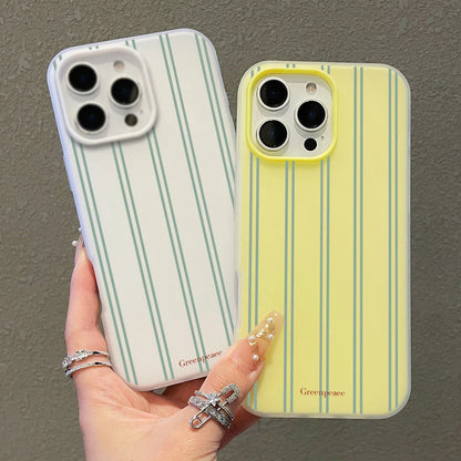 Candy Stripe iPhone Case — Colorful Shockproof Cover