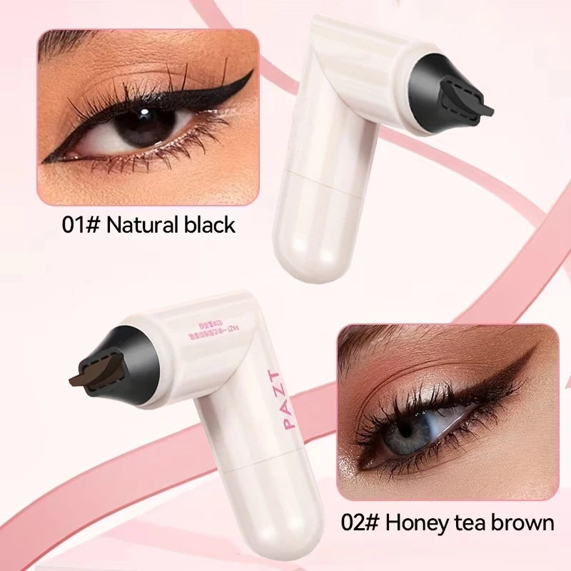 Rotating Eyeliner Stamp Pen, Long-Lasting Waterproof & Sweat-Proof, One-Touch Application, Ideal for Beginners, Perfect for Dail