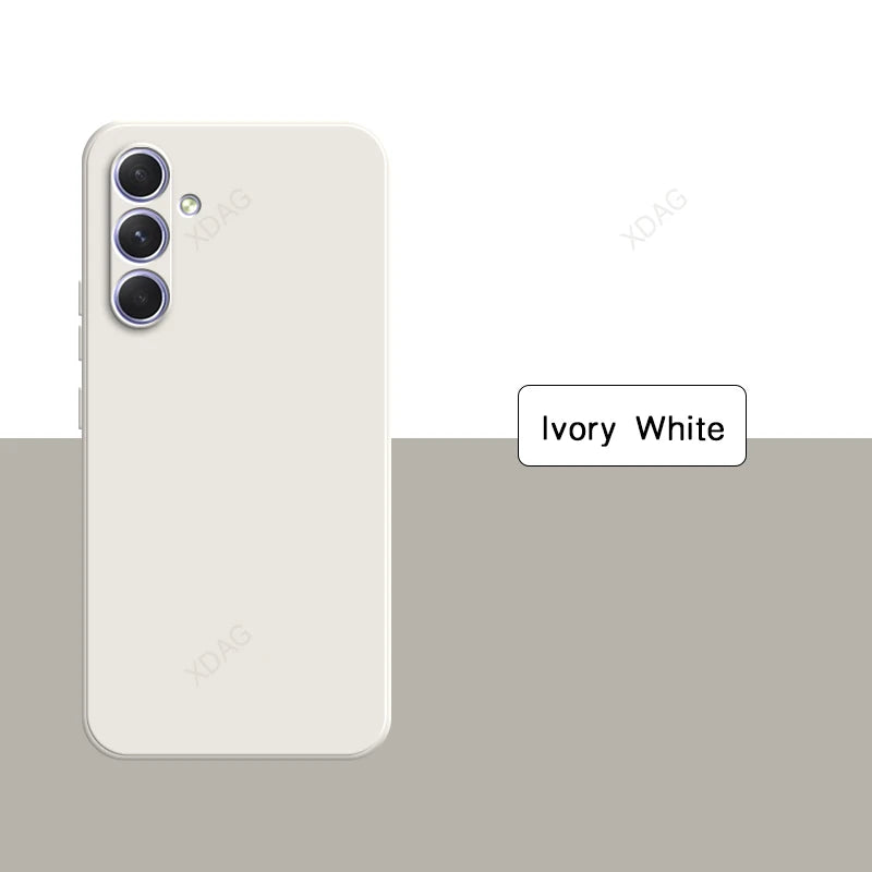 Original Solid Color Back Cover for Samsung Galaxy A54 A34 A24 A14 A04 A04S A73 A53 A33 A23 A13 4G 5G Liquid Silicone Phone Case