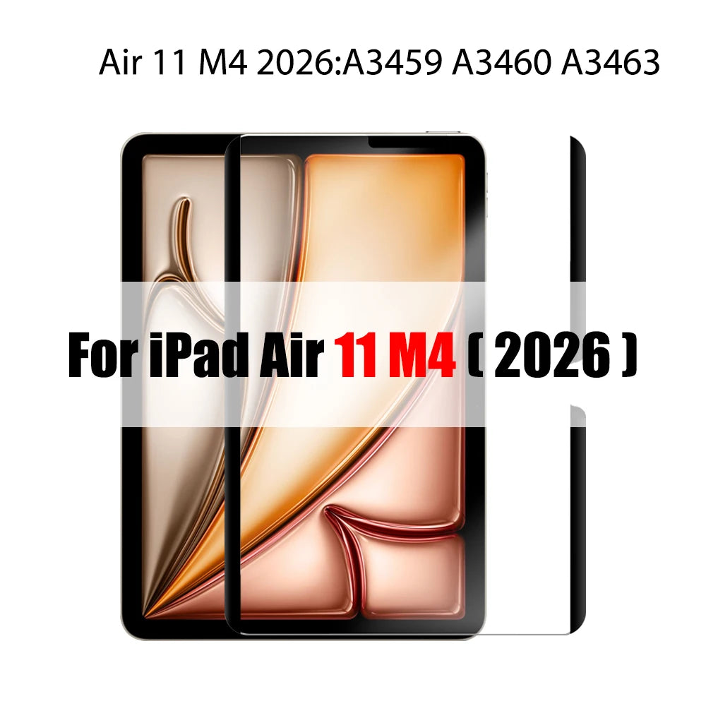 Paper Magnetic Like Screen Protector For Ipad 9 8 7 6 5 9th Generation 10 Ipad Pro 11 12.9 10.5 9.7 Air 5 4 13 2024 Mini 6 Film