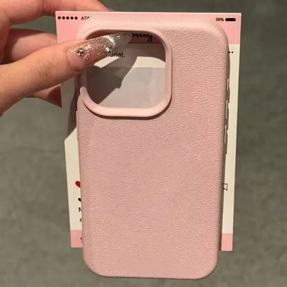 Phone Case For IPhone 17 Air 16E 11 12 14 13 15 16 17 Pro Max IPhone17 Cute Flowers Floral Love Heart Silicone Leather PU Cover