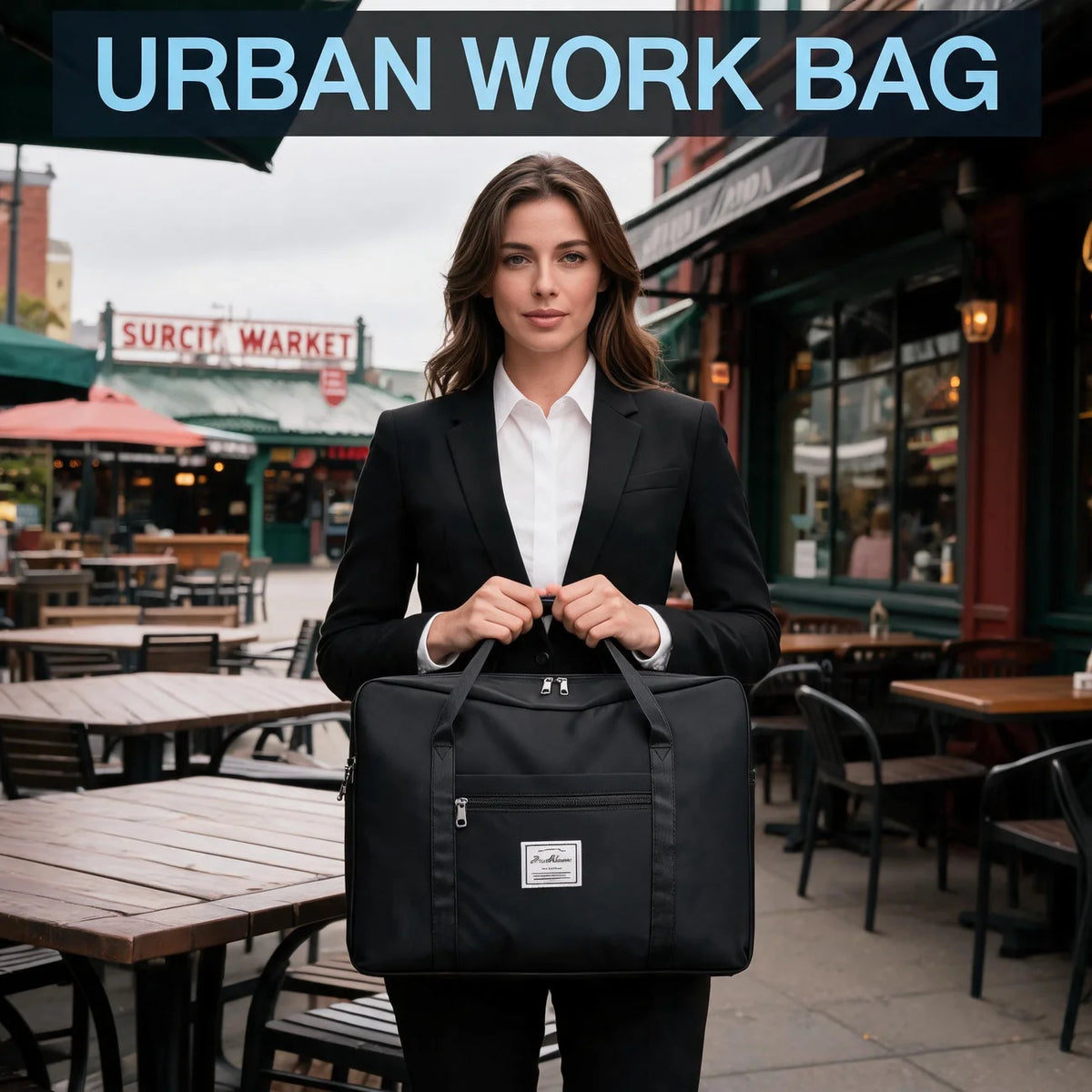 Foldable Multi-Purpose Storage Tote Bag, Space-Saving Travel Organizer for Closet and Trip Use