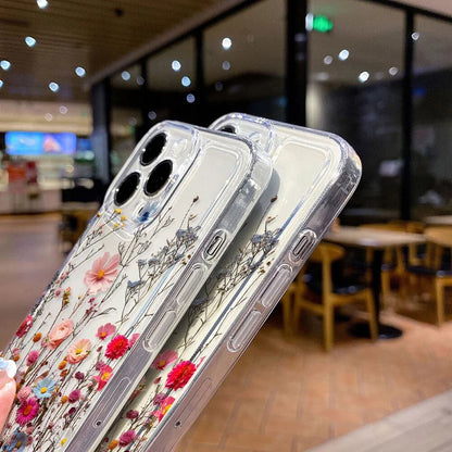 Cute Flower Clear Case For Samsung Galaxy A56 5G A57 A36 S26 S25 Ultra S24 FE S23 Case A37 A55 A54 A26 A07 A17 Shockproof Cover