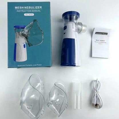 2-in-1 Mini Nano Ion Mist Sprayer - Facial Steamer & Air Humidifier with Water Tank Skin Moisturizing Beauty Skin Care Device