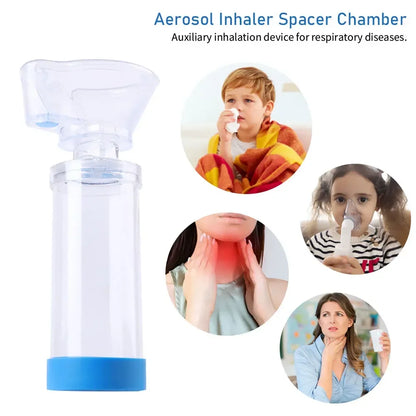 Professional Adult/Pediatric/Baby Asthma Spacer Inhaler Spacer Device Silicone Aerosol Cabin Surgical Supplies Health Care Tools