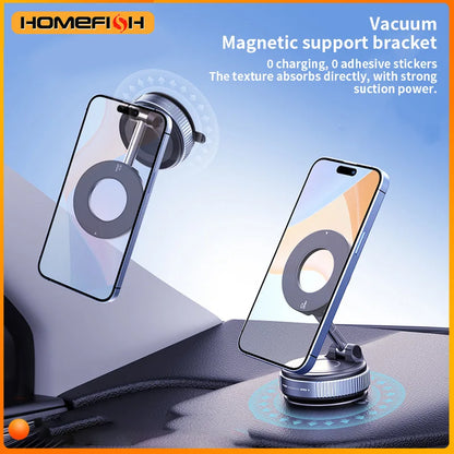HOMEFISH K007 Magnetic Phone Holder｜Three-axis Rotation For Free Adjustment｜A Convenient Choice For Multiple Scenarios.