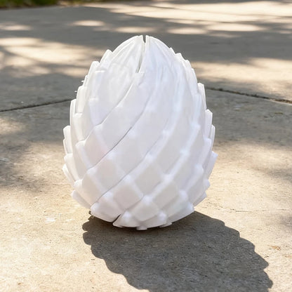 3D Printing Dragon Egg Stress Relief Model, Deformable Twist Egg, Creative Stress-Relief Gadget Desk Ornament