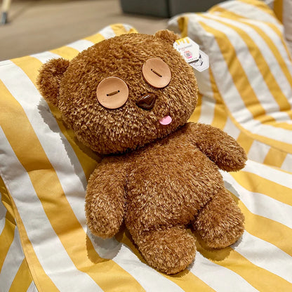 Minion TIM Bear Plush Toy Fluffy Bobs Teddy Bear Plushies Pillow Cute Bear Doll Bag Pendant Children's Room Decor Xmas Kid Gift