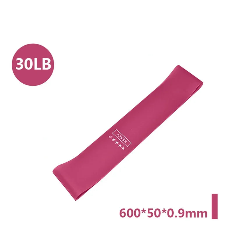Silicone Resistance Band Set for Yoga, Pilates, and Crossfit