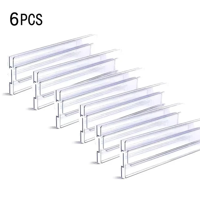 1/2/4/6/8PCS Drawer Wardrobe Dividers Organizers Expandable From Kitchen Drawer Organizer, Clear Plastic Partition Plate Tools