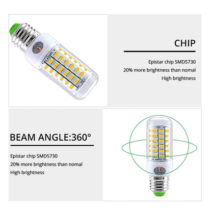E27 E14 LED Lamp SMD 5730 220V Corn Light Bulb 24 36 56 72 LEDs Energy Saving Lamp Ampoule LED Chandelier Lighting for Home