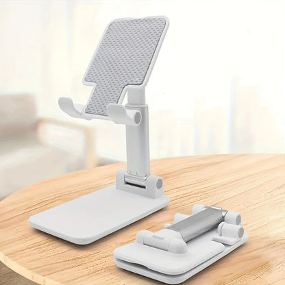 1Pc desktop lazy mobile phone holder can be freely retractable and adjusted, portable folding storage does not occupy an area, the lifting rod is smoothly locked and does not slip, universal for tablets and mobile phones