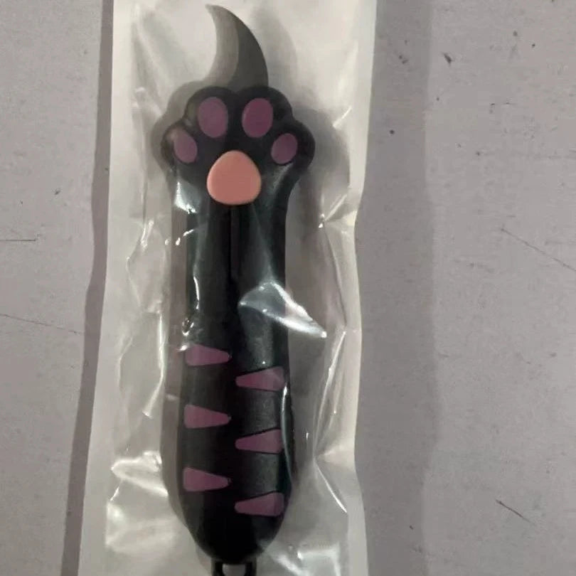 Cute Cat Paw Sharp Box Cutters Mini Portable Cat Claw Utility Knife Creative Hand Account Decor Paper Cutting Tools Art Supplies