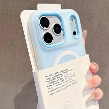 Luxury Candy Color 2 IN 1 Magnetic Case For iPhone 17 Air 16 15 14 13 12 11 Pro Max Plus For Magsafe Wireless Charge Matte Cover