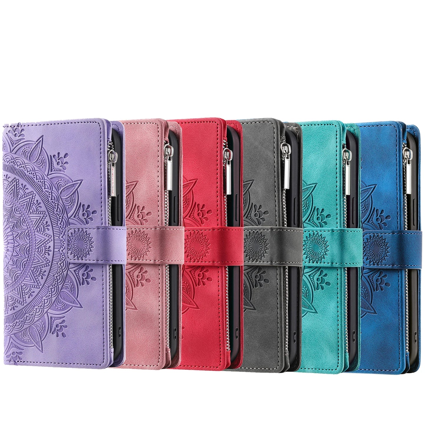 Leather Flip Case For Samsung Galaxy S26 S25 S23 S24 Ultra S22 S21 Plus S20 FE + Note 20 10 9 Card Wallet Embossing Phone Bag
