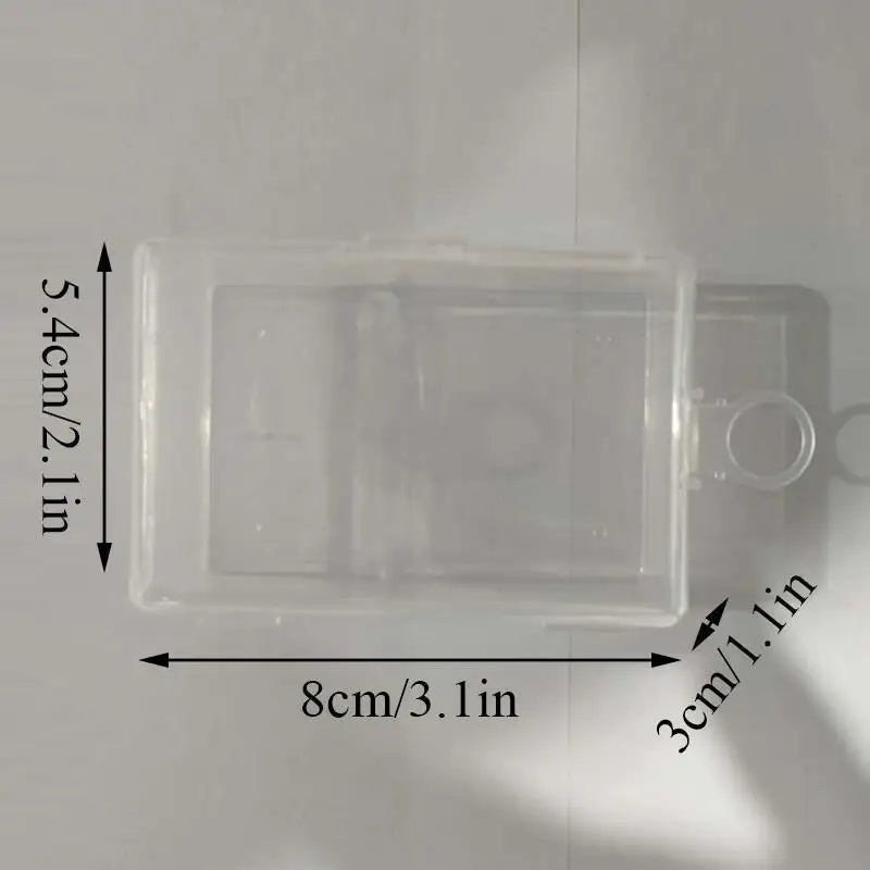 Mini Plastic Rectangular Box – Translucent, Dustproof Jewelry & Small Item Storage Container