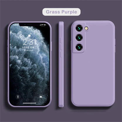 Square Liquid Silicone Case For Samsung Galaxy A14 A24 A34 A54 A16 A06 A26 A36 A56 A05 A05S A15 A25 A35 A55 A04 A04E A04s Cover