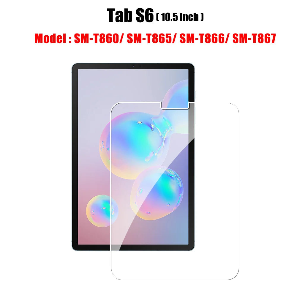 Tempered Glass Screen Protector For Samsung Galaxy Tab S6 Lite A9 Plus S8 S9 Plus Ultra S7 Fe S9 Fe 12.4 A8 S10 S11 Film