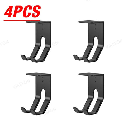 2pcs/4pcs ABS Under Table Game Controller Rack Game Console Storage Base Headset Holder Stand for Sony Xbox Switch PS5/PS4 Mount