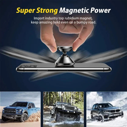 Magnetic Car Phone Stand Magnet Mount Bracket Adhesive Stick on Dashboard for iPhone 14 13 12 Pro Samsung Xiaomi Huawei Mobile