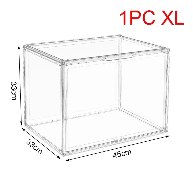 Transparent Storage Box Organizer Bookshelf Album CD Desktop Dustproof Display Cabinet Figures Acrylic Box Blind Box Showcase