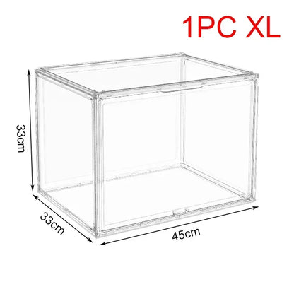 Transparent Storage Box Organizer Bookshelf Album CD Desktop Dustproof Display Cabinet Figures Acrylic Box Blind Box Showcase