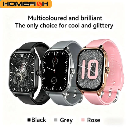 HOMEFISH H9 Intelligent Watch Bluetooth Call Remote Photography Sleep Monitoring Multiple Sports Modes Heart Rate Blood
