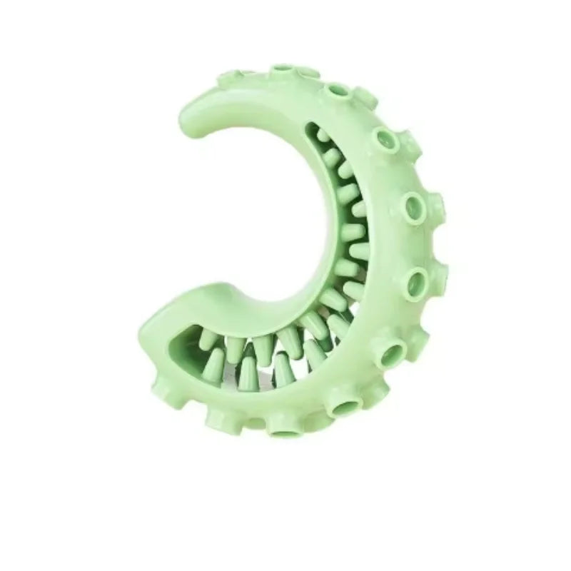 Dog Teething Toy Chew Stick Bite Resistant Fun Leak Proof Food Toy Pet Teether Cleaner Stick