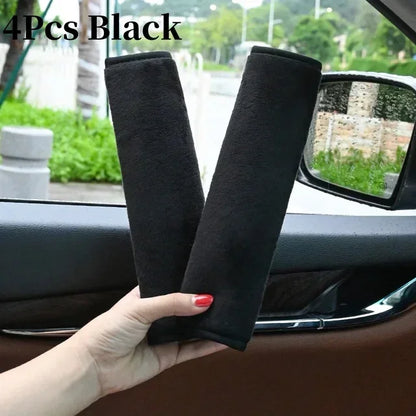 Universal Comfort Car Seat Belt Shoulder Pads Soft Polyester Protection for Adults Teens Accessories for Cozy Safe Rides Amagi