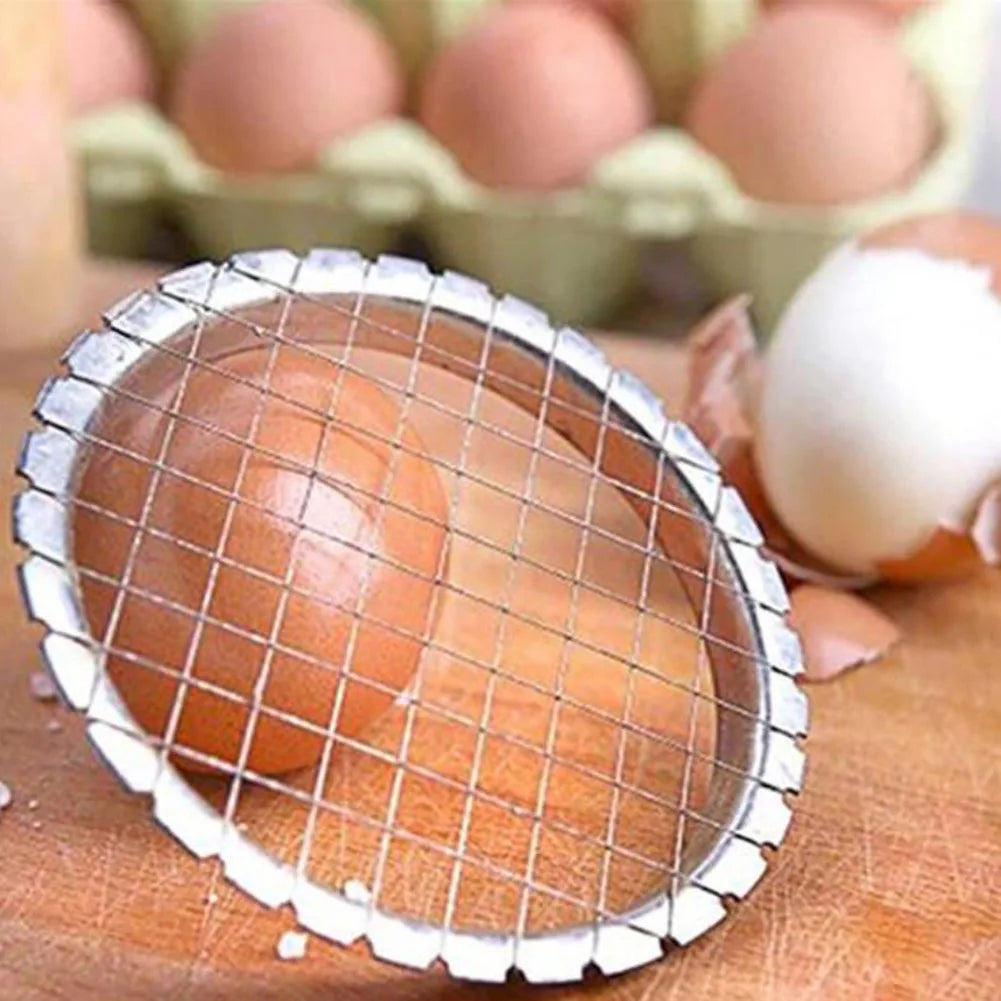 1Pc Cubes Round Grid Cutter Slicer For Egg, Mushrooms, Vegetables, Kitchen Cut Device Tools Chopper
